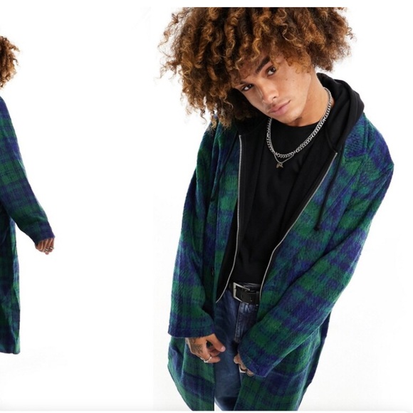 ASOS plaid coat - Picture 3 of 13